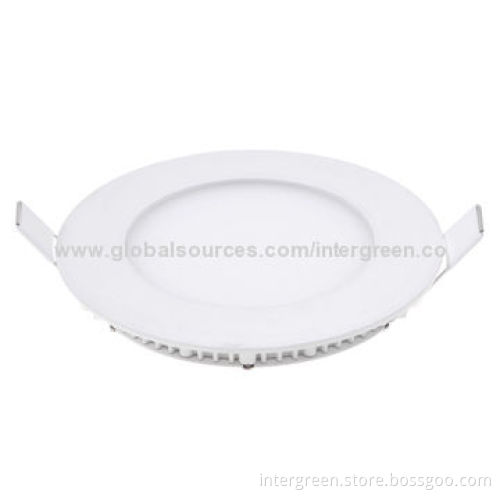 6W Ultra-slim LED Panel Light/Downlight, 2835 SMD, CE, RoHS, FCC Marks, 3-year Warranty